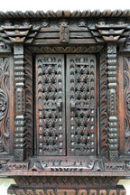 Traditional Newari Handcrafted swing styled Wooden Window - Vajracrafts