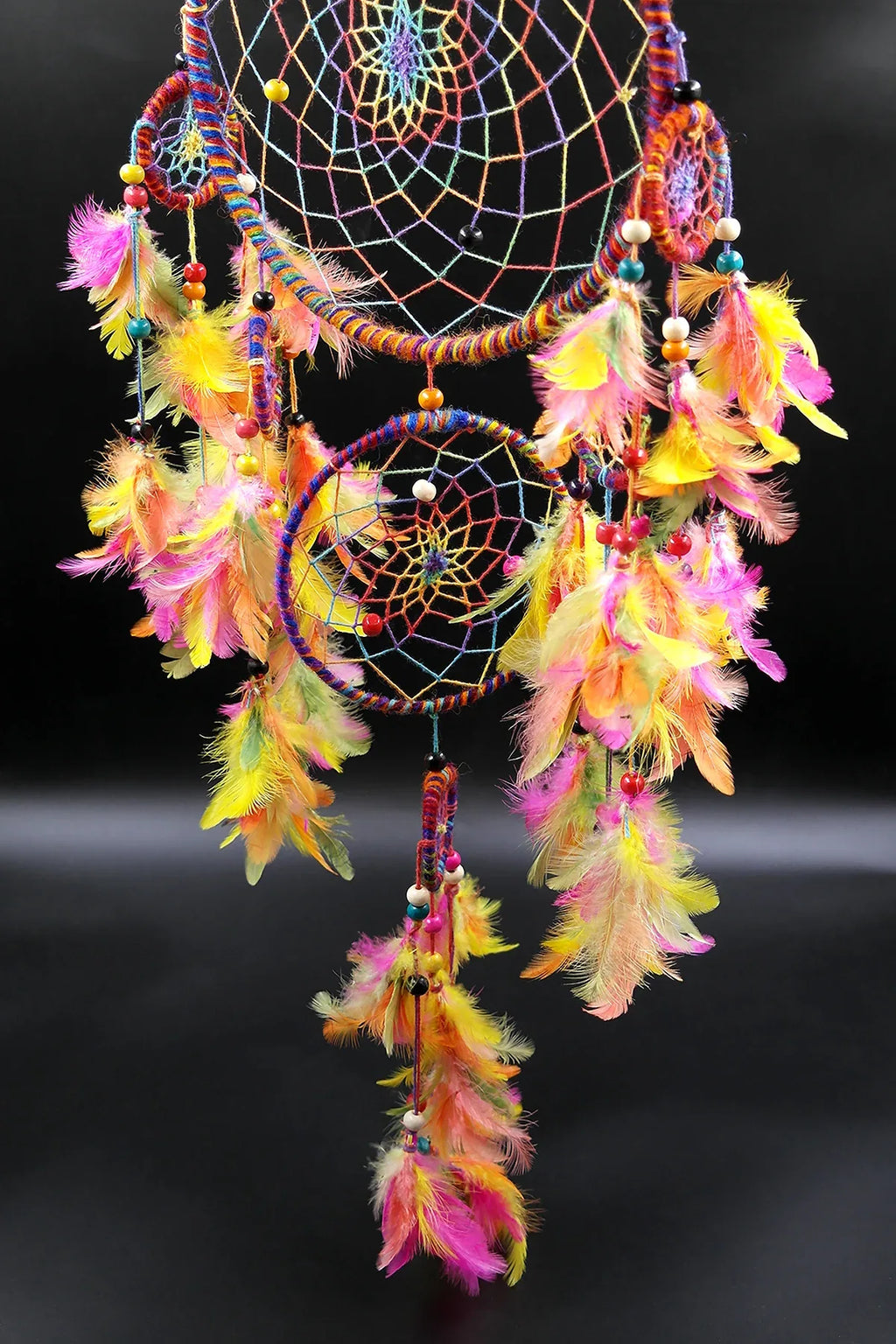 Dream Catcher wall hanging home decoration unique Colorful - Vajracrafts