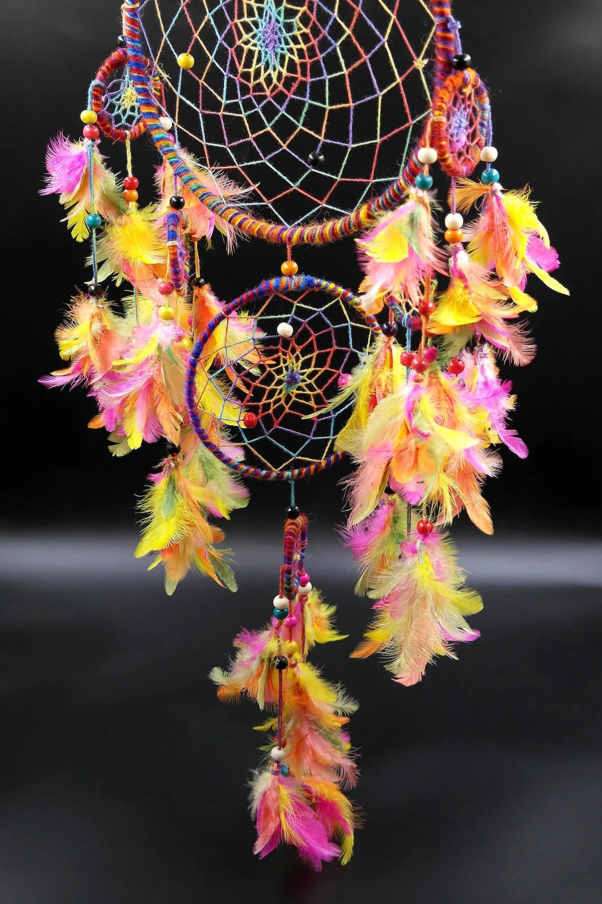 Dream Catcher wall hanging home decoration unique Colorful - Vajracrafts