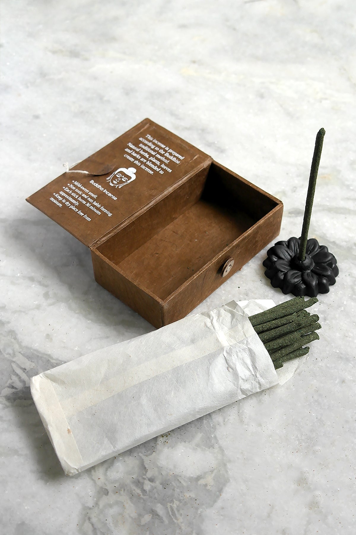 Tibetan Cedarwood Incense in Lokta Box