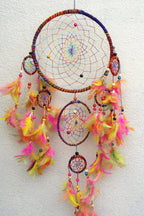 Dream Catcher wall hanging home decoration unique Colorful - Vajracrafts