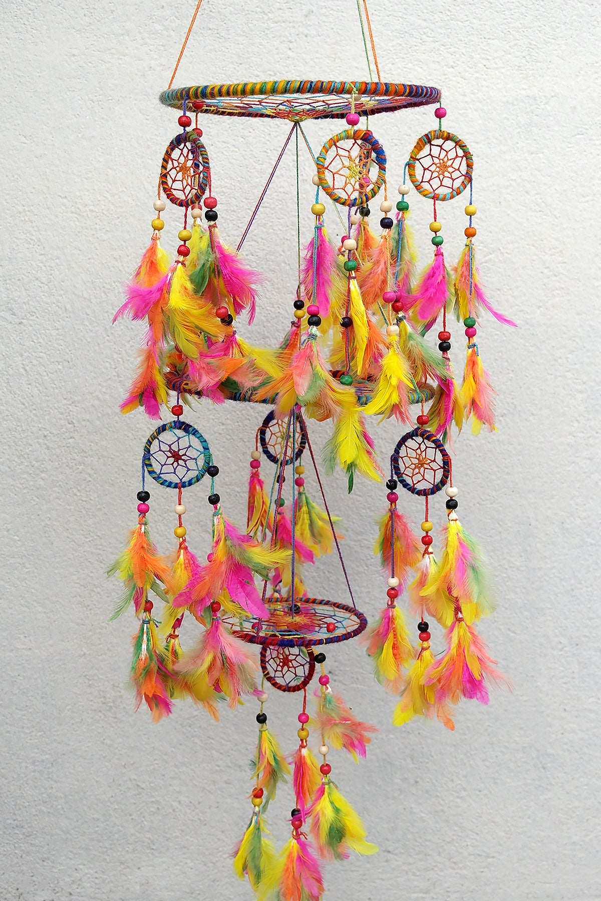 Mixed Colors Handmade Dream Catcher Feather Hanging Dreamcatcher