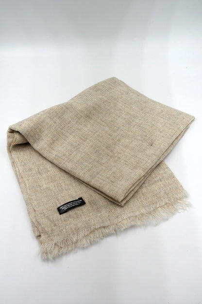 Plain Light Grey Pashmina Shawl For Women - Vajracrafts