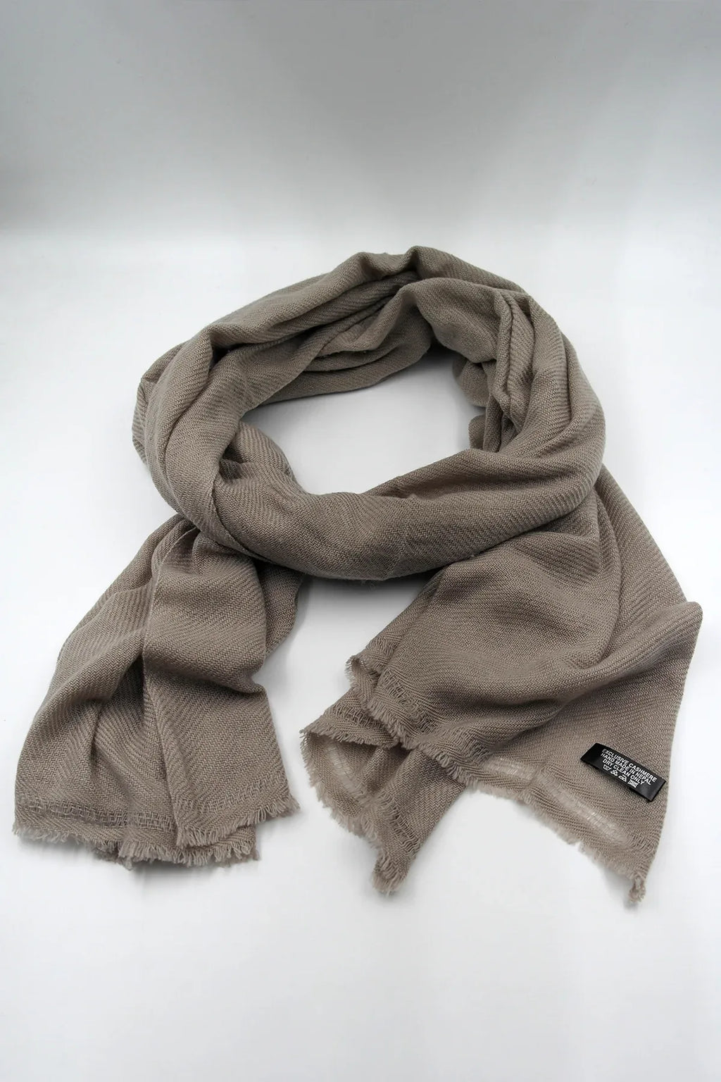 Adobe Brown Pure Pashmina Shawls for Women - Vajracrafts