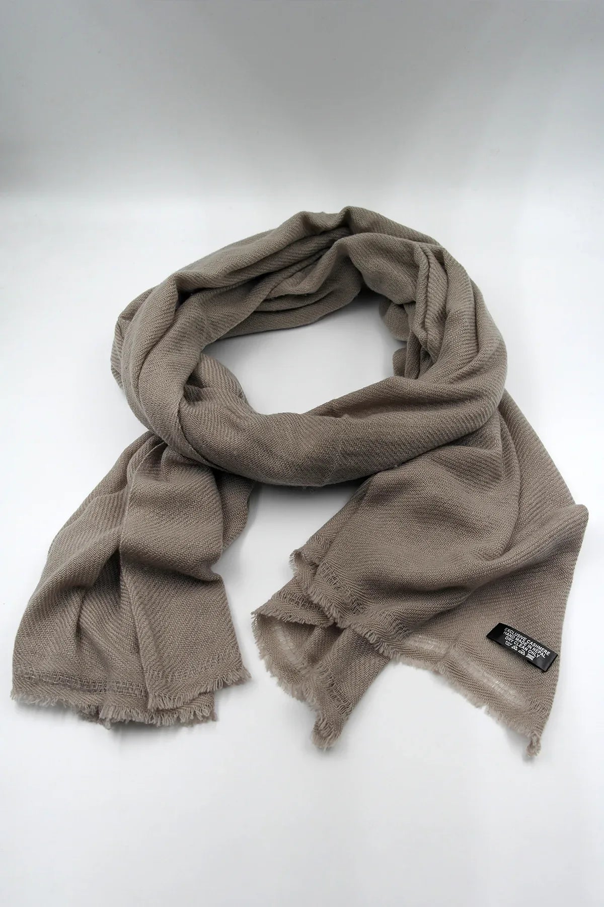 Adobe Brown Pure Pashmina Shawls for Women - Vajracrafts