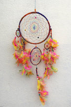 Dream Catcher wall hanging home decoration unique Colorful - Vajracrafts