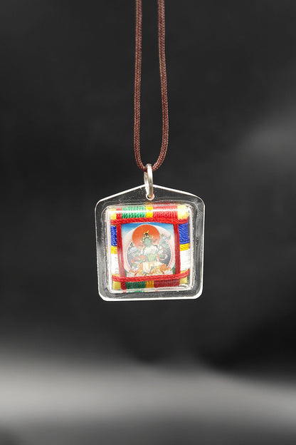Green Tara Amulet, A Sacred Buddhist Protection Pendant