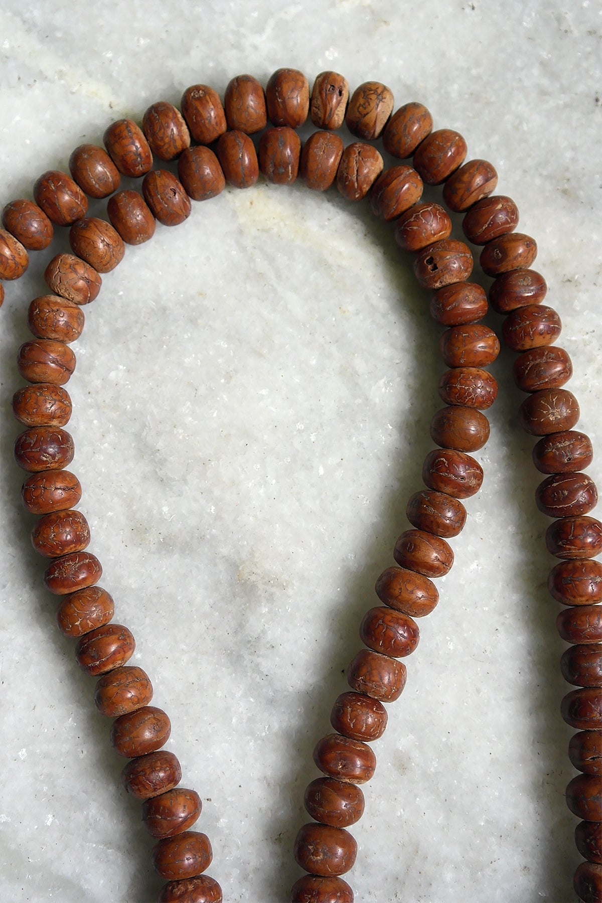 Nepalese Natural Buddha Chitta/Bodhi Beads Prayer Mala, 11mm