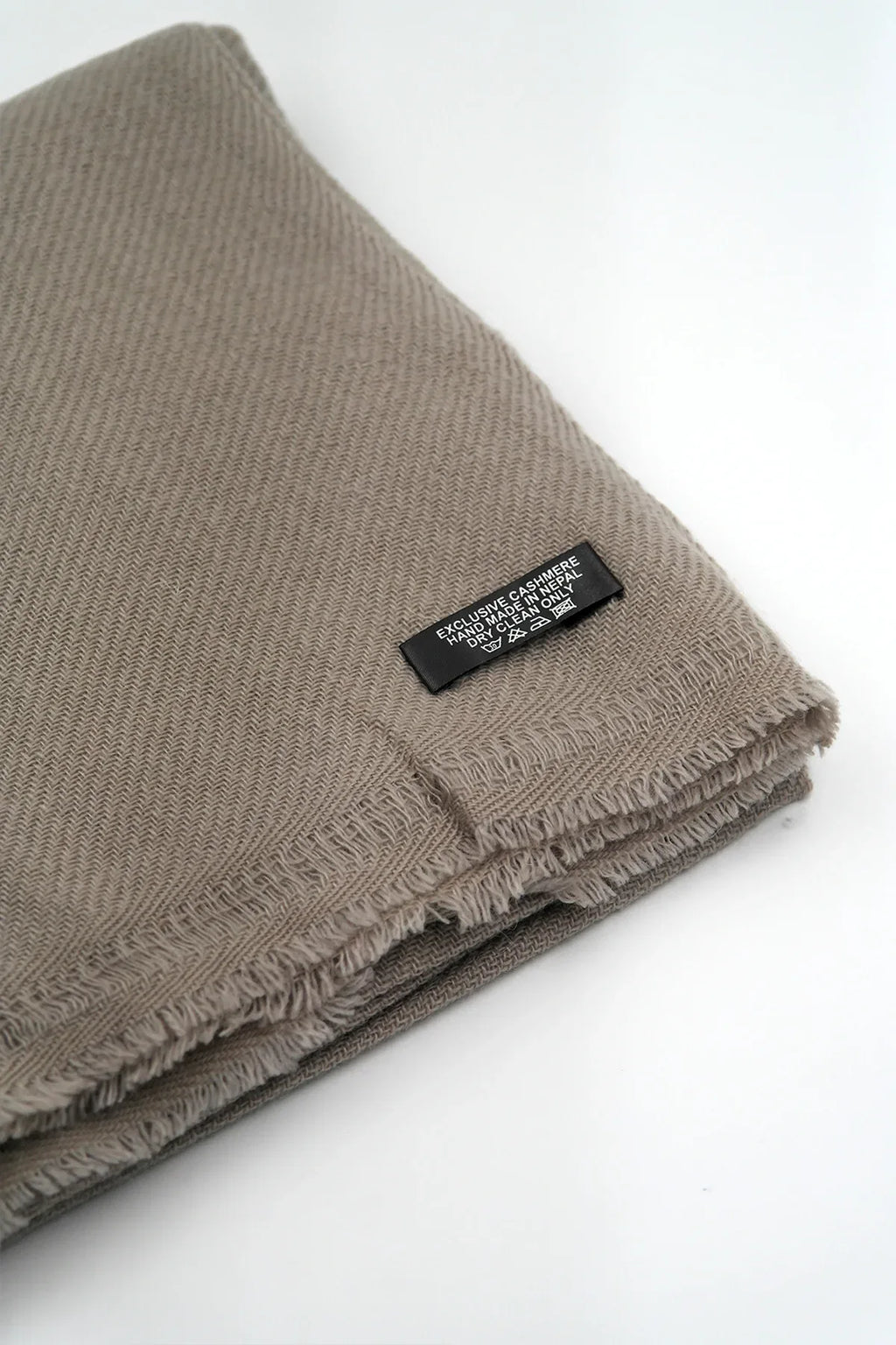 Adobe Brown Pure Pashmina Shawls for Women - Vajracrafts