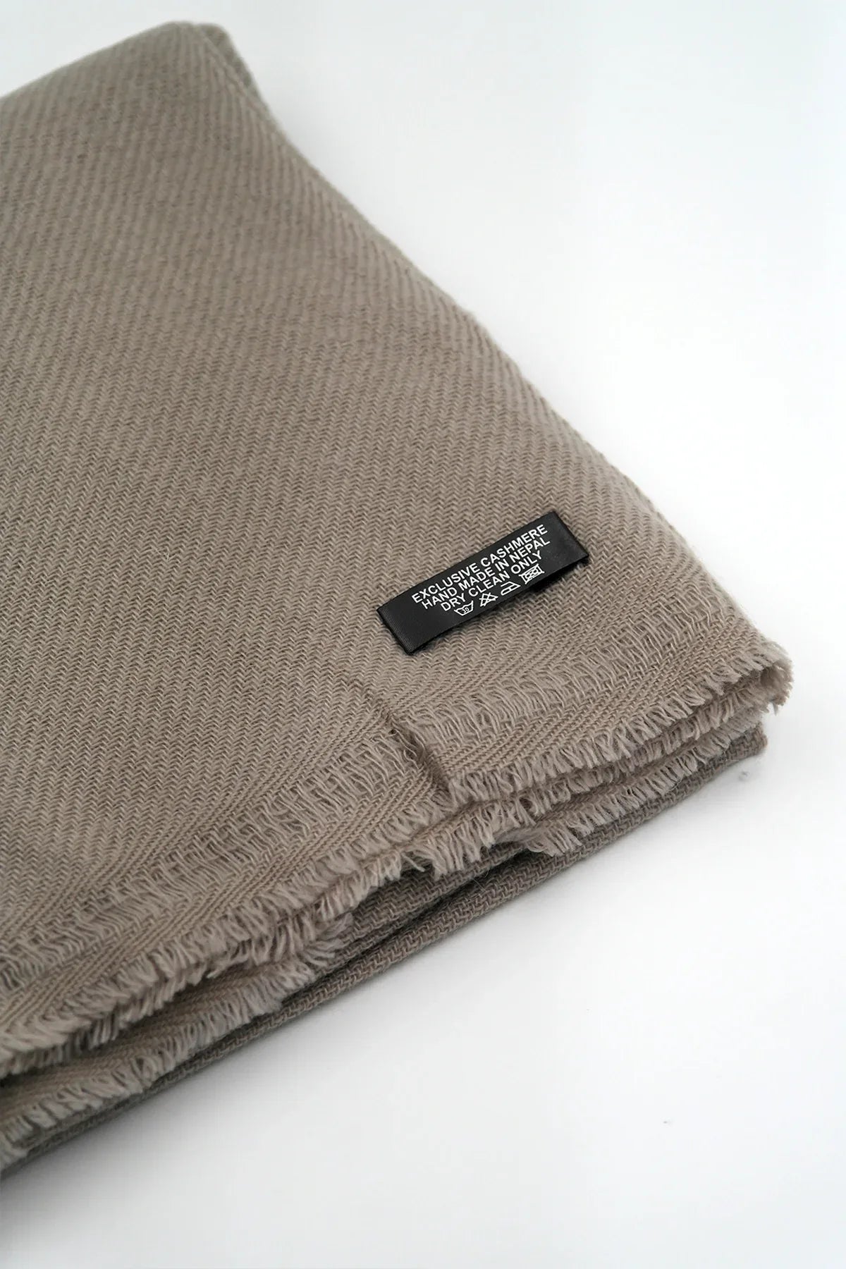 Adobe Brown Pure Pashmina Shawls for Women - Vajracrafts