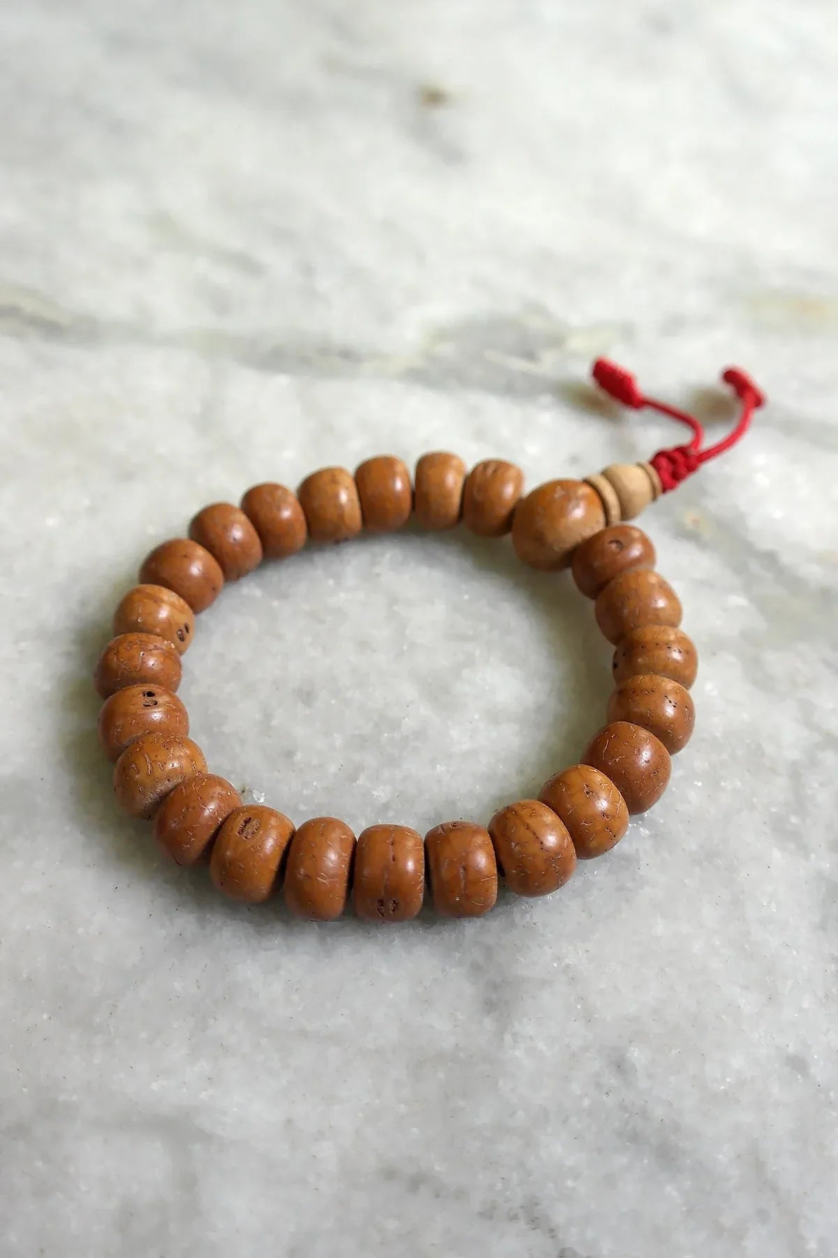 Natural Bodhi Seed Wrist Mala/Bracelet, 12mm - Vajracrafts