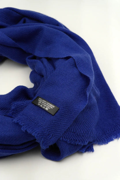 Dark Blue Pashmina Shawls for Women - Vajracrafts