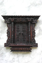 Traditional Newari Handcrafted swing styled Wooden Window - Vajracrafts