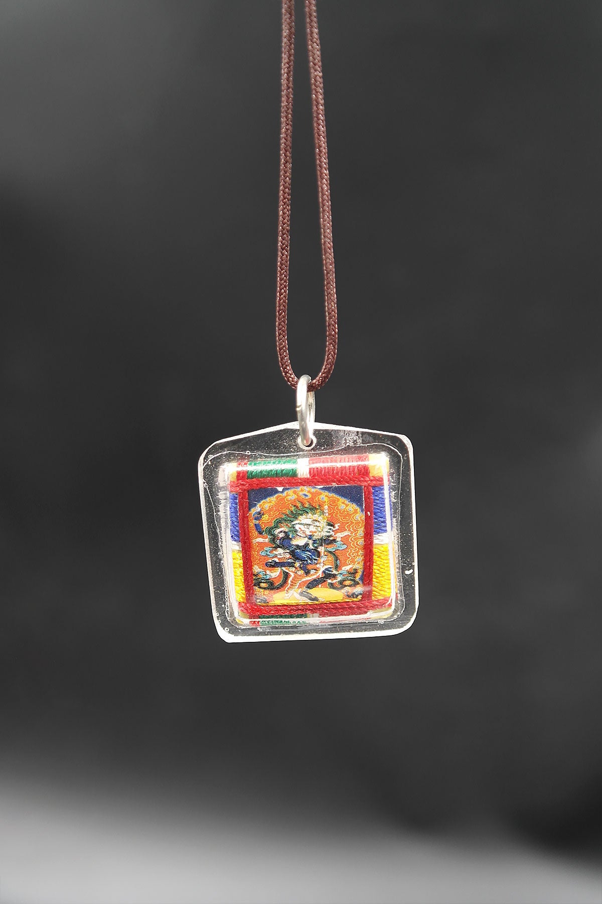 Singha Mukha Amulet: Small Tibetan Mantra Protection Charm