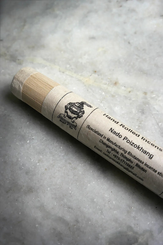 Nado Poizokhang Traditional Bhutanese Incense Stick in Bamboo pack
