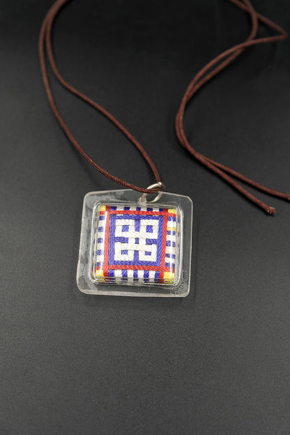 Guru Padmasambhava Amulet: Rinpoche Sungkhor Protection Amulet