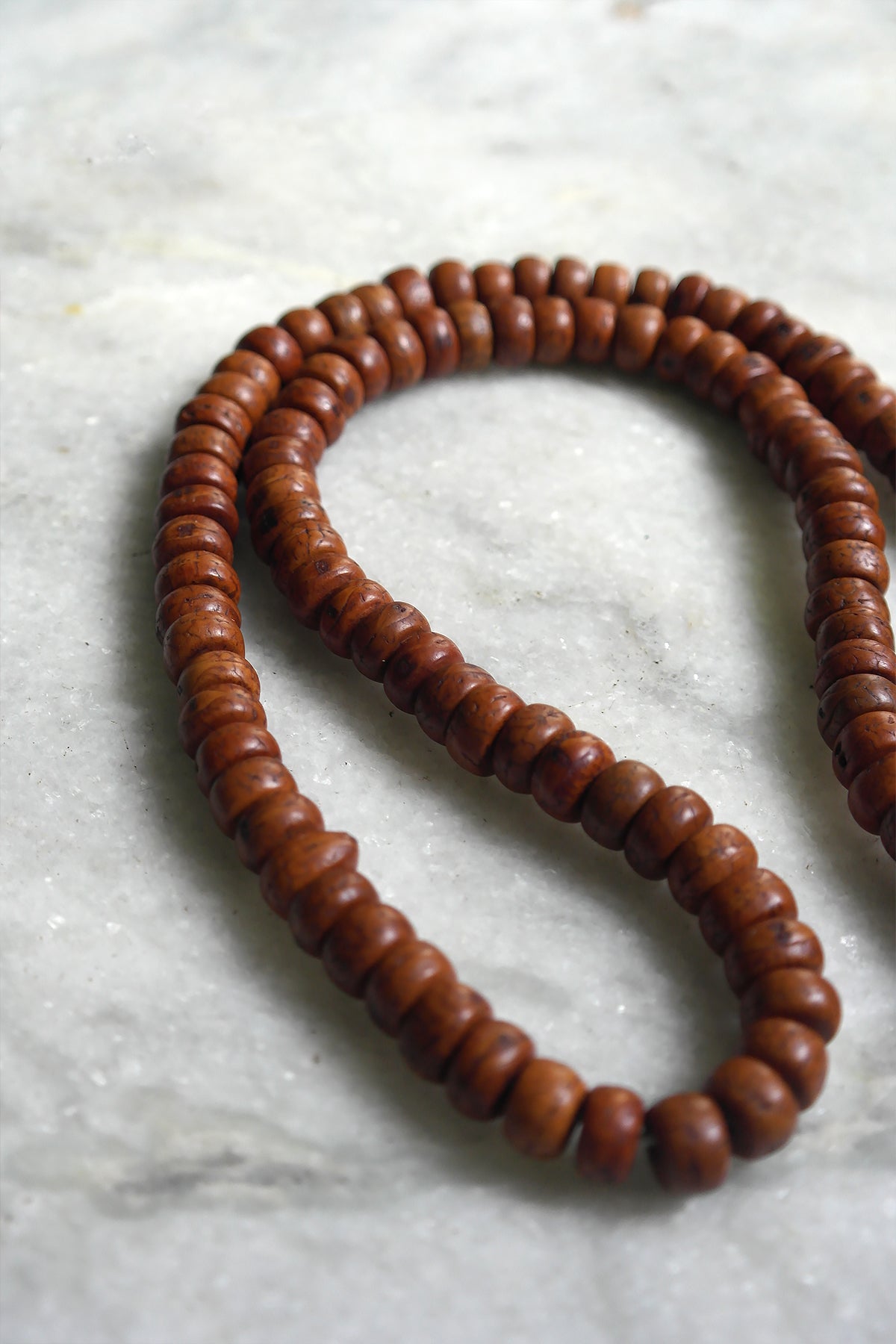 Natural Bodhi Seed Mala,108 Phoenix eye Buddha Chitta Beads Prayer Japa Mala
