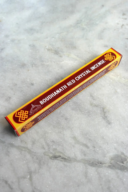 Boudhanath Red Crystal Incense - Vajracrafts