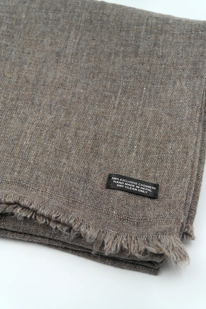 High Quality Brown Pashmina Shawl - Vajracrafts