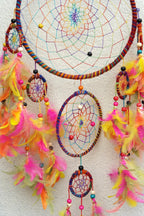 Dream Catcher wall hanging home decoration unique Colorful - Vajracrafts