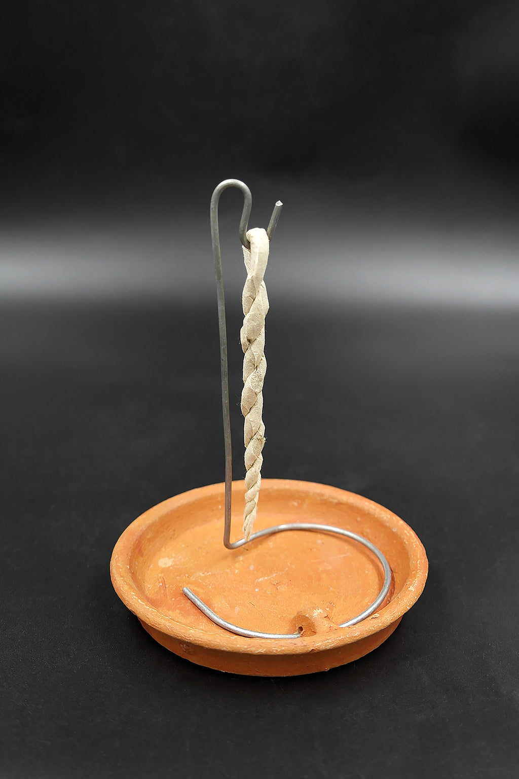 Handmade Ceramic Incense burner with metal stand