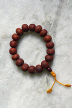 12mm Phoenix Eye Nepalese Bodhi Seed Mala, Buddha Chita Bracelet