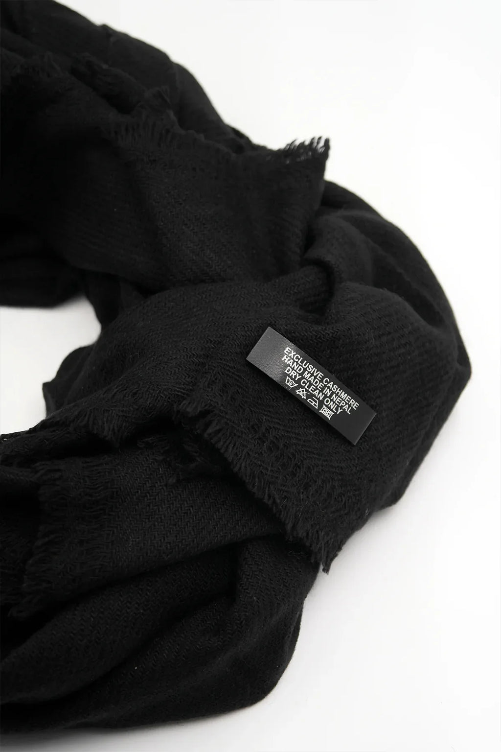 Black Pure Pashmina Shawls for Women - Vajracrafts