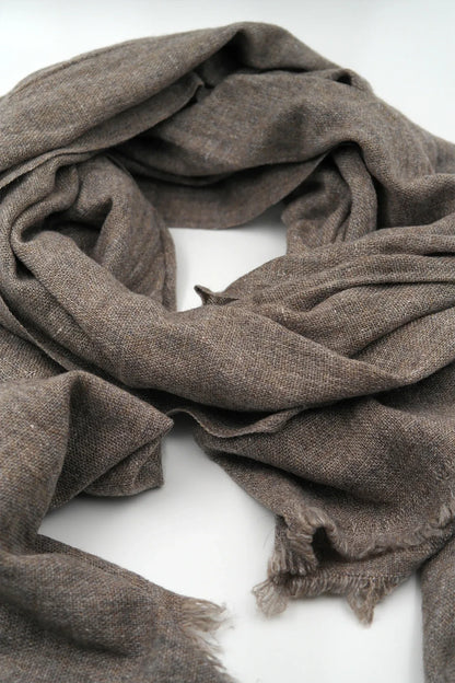 High Quality Brown Pashmina Shawl - Vajracrafts