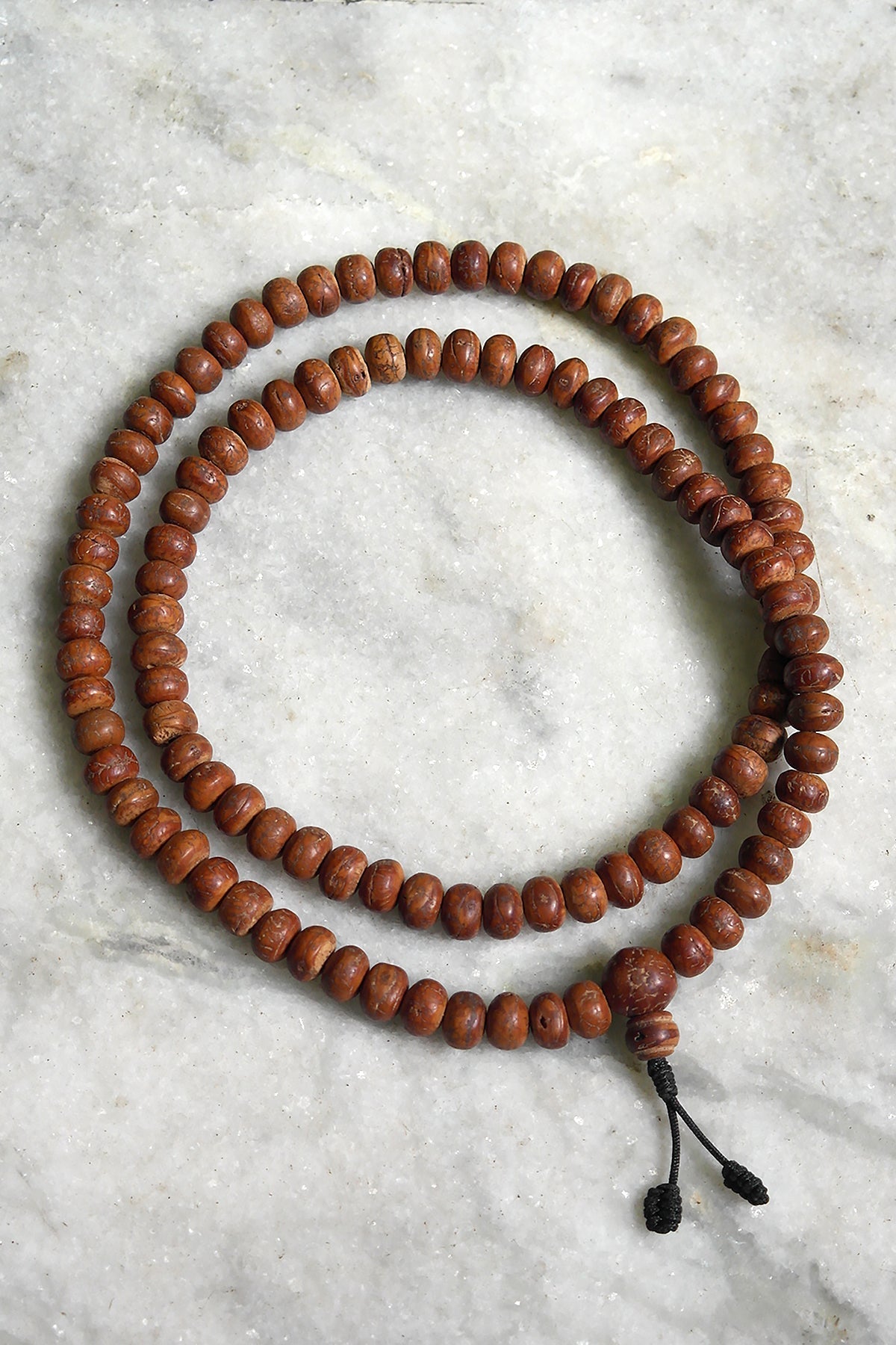 Nepalese Natural Buddha Chitta/Bodhi Beads Prayer Mala, 11mm
