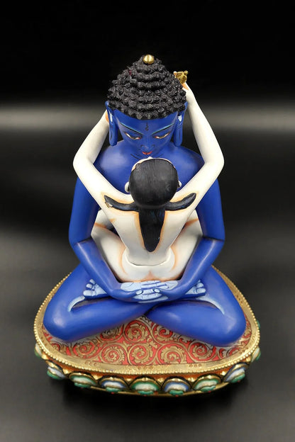 Buddha Shakti Statue: A Masterpiece of Tibetan Buddhist Art, 11" - Vajracrafts