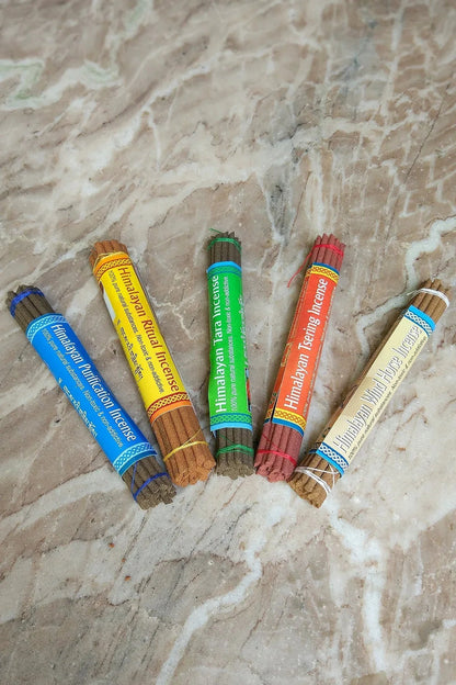 Set of 5 Mix Himalayan Incense Gift Set Handmade Incense Sticks, large - Vajracrafts