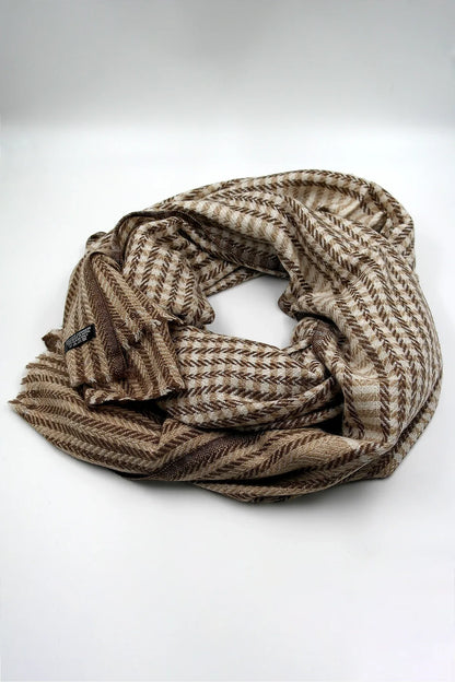 Elegant Tartan Pattern Pashmina Shawls - Vajracrafts