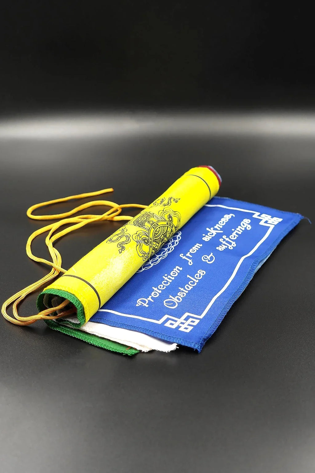 Eight Auspicious Symbols Tibetan Prayer Flags - Vajracrafts