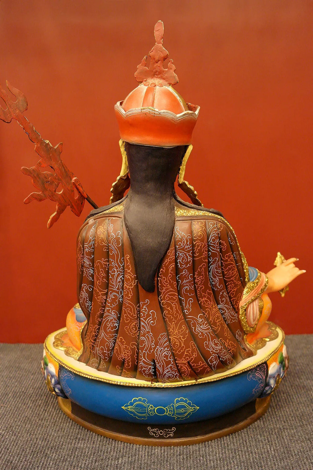 Colorful Guru Rinpoche Padmasambhava Statue, 18" - Vajracrafts