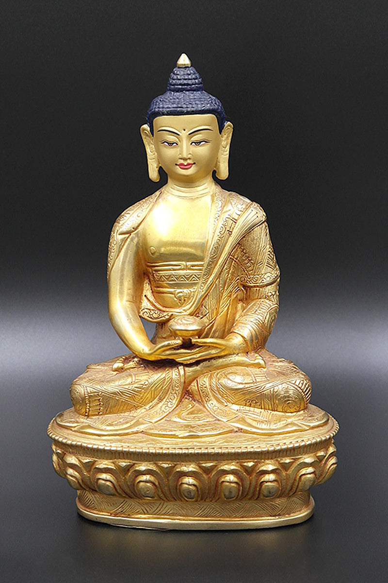 Gold Plated Amitabha Buddha Statue 8