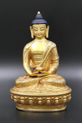 Gold Plated Amitabha Buddha Statue 8" - Vajracrafts