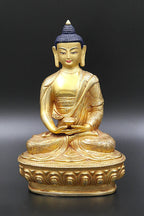 Gold Plated Amitabha Buddha Statue 8" - Vajracrafts
