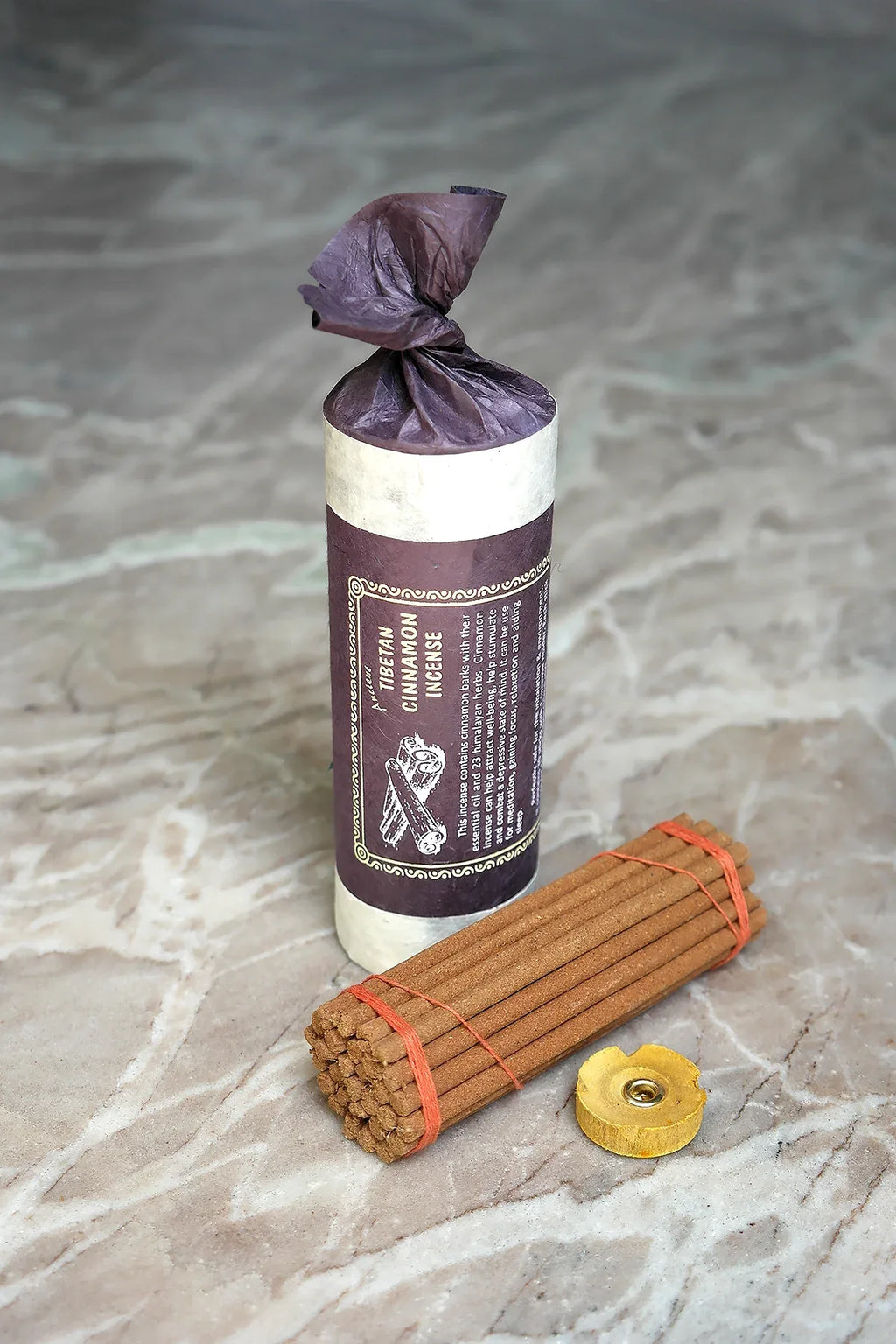 Ancient Tibetan Cinnamon Incense Sticks, Traditional handmade incense - Vajracrafts