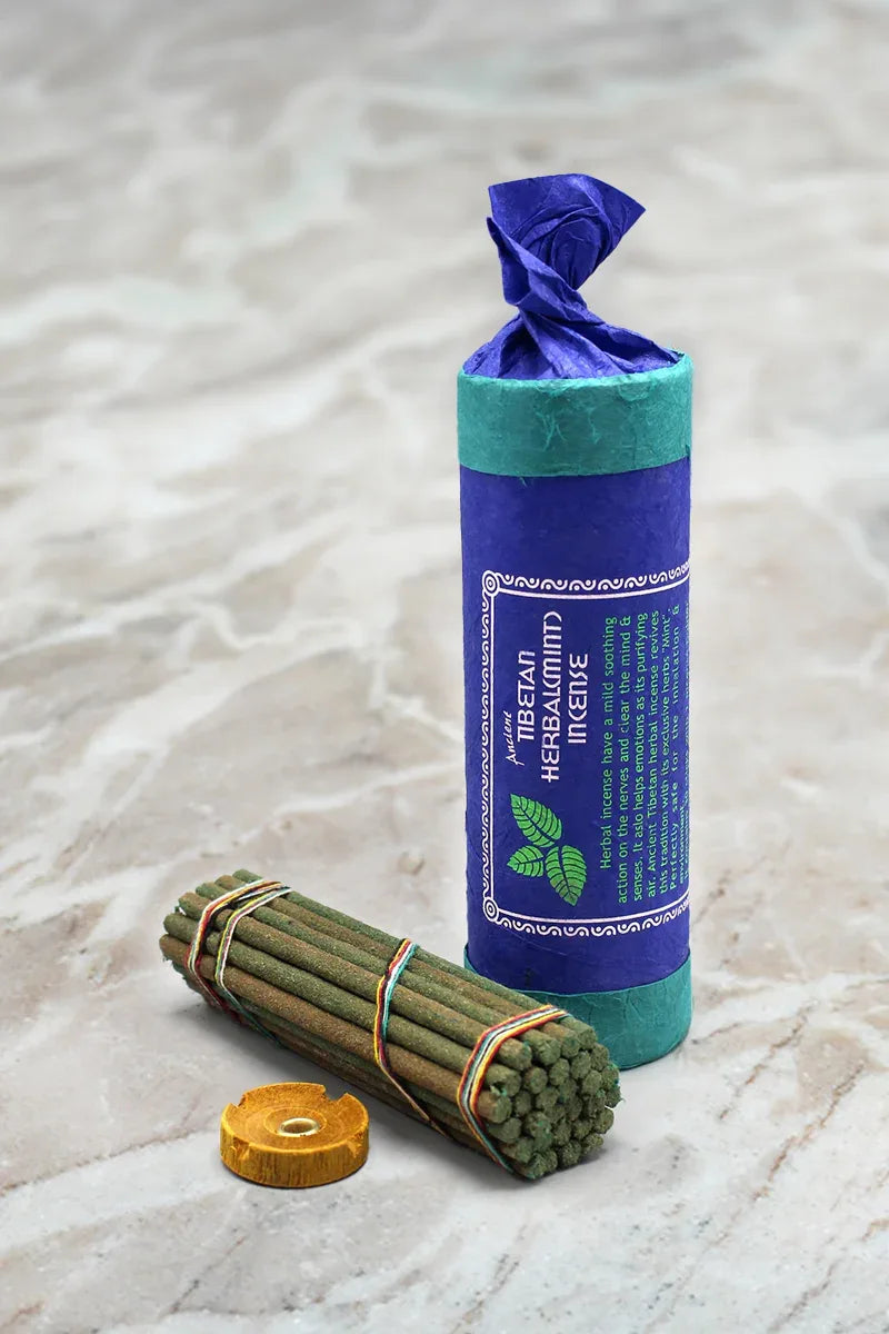 Ancient Tibetan Herbal Mint Dhoop Incense Sticks - Vajracrafts
