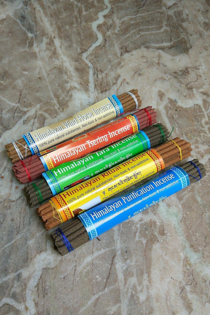 Set of 5 Mix Himalayan Incense Gift Set Handmade Incense Sticks, large - Vajracrafts