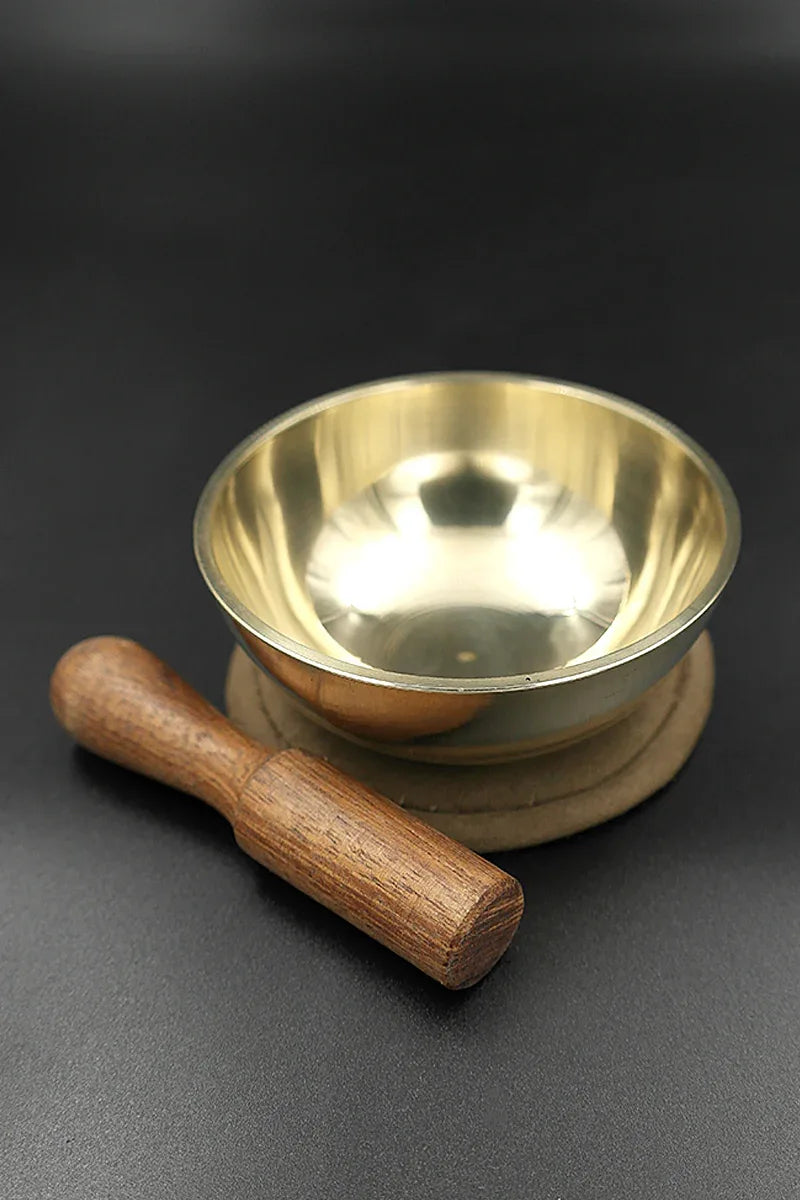 Manipuri Singing Bowl, Yoga Practice Bowl, 3.4" - Vajracrafts