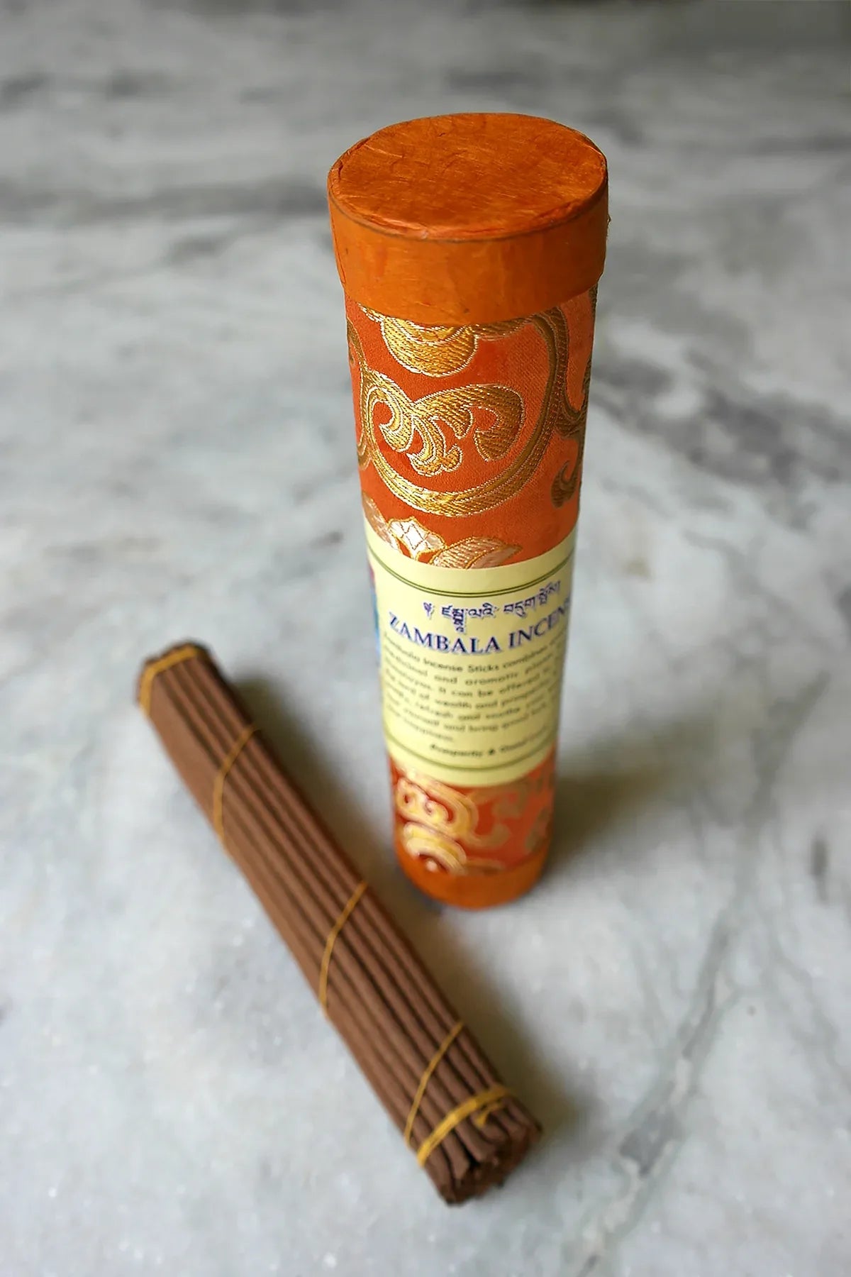 Tibetan Zambala Incense in brocade pack - Vajracrafts