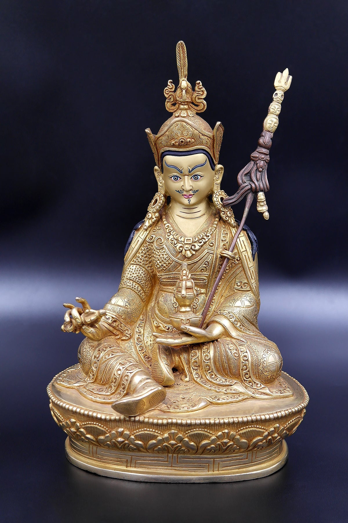 Tibetan Guru Padmasambhava Statue, 8" – Vajracrafts