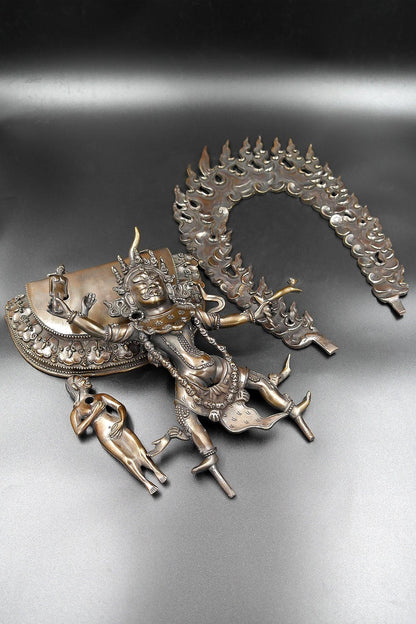 Buddhist Protector Ekajata Dakini Statue 12" - Vajracrafts