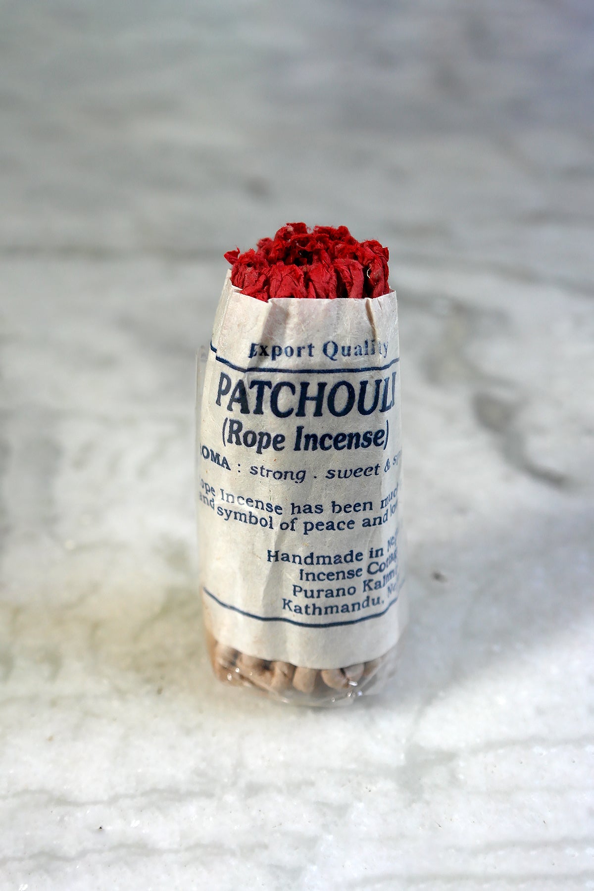 Patchouli Rope Incense - Set of 6
