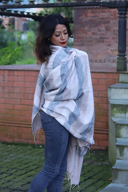 Himalayan Yak Wool Blanket/Travel Throw - Vajracrafts