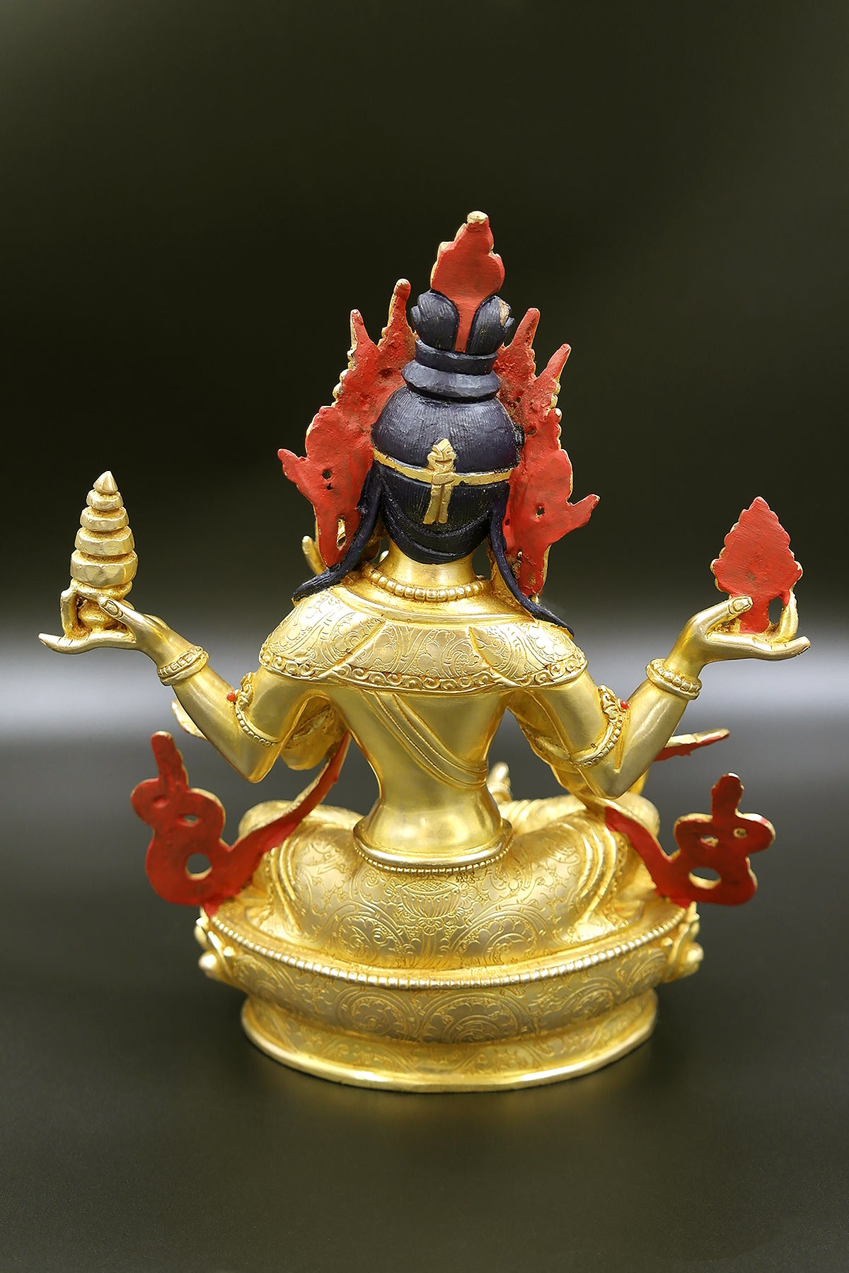 Hindu goddess Laxmi Statue - The Goddess of Wealth and Good Fortune 8"