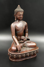 Copper Alloy Nepalese Shakyamuni Buddha Statue 8" - Vajracrafts