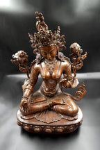 White Tara statue from Patan 20" - Vajracrafts