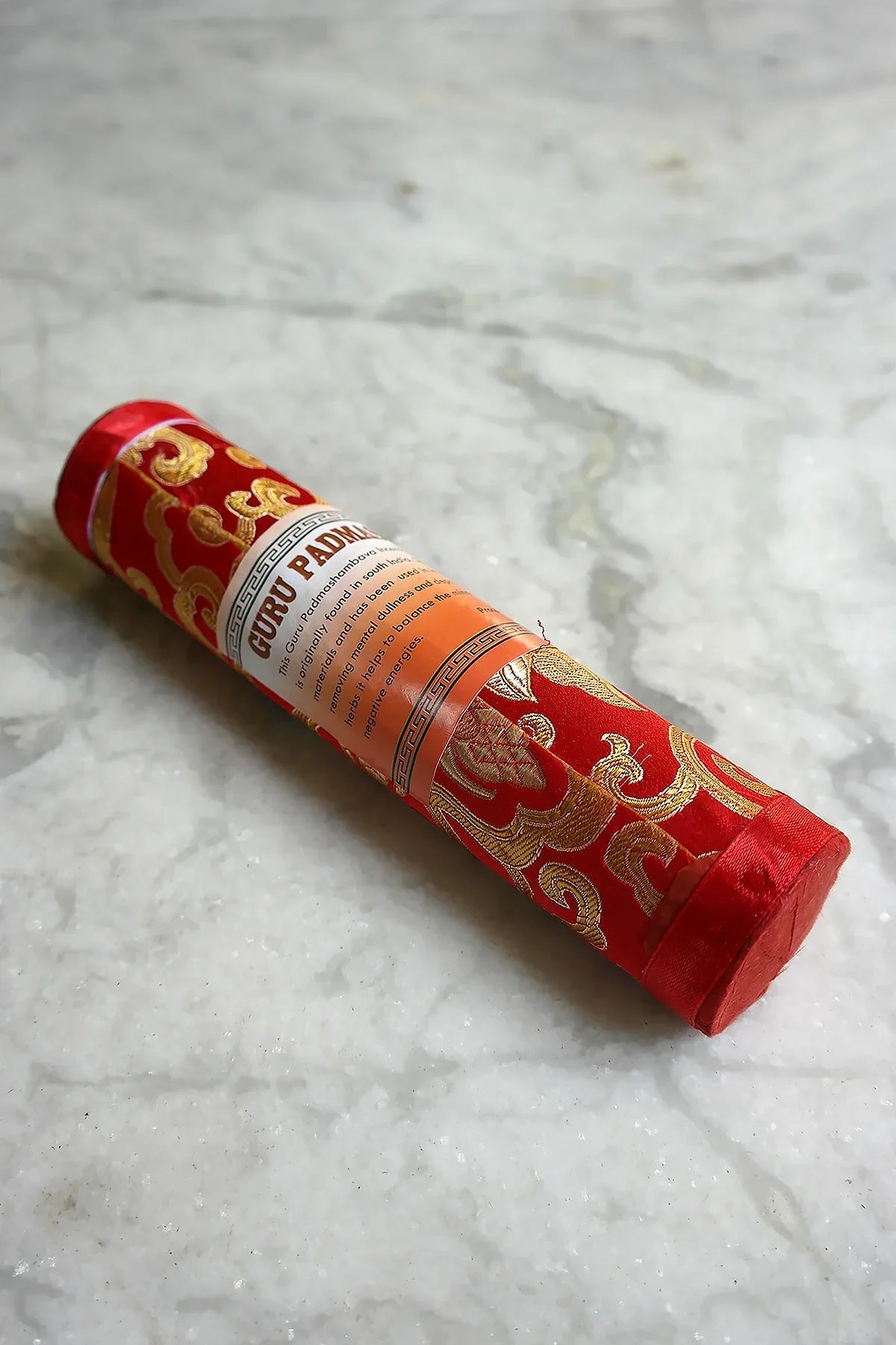 Tibetan Guru Padmasambhava Incense in brocade pack - Vajracrafts